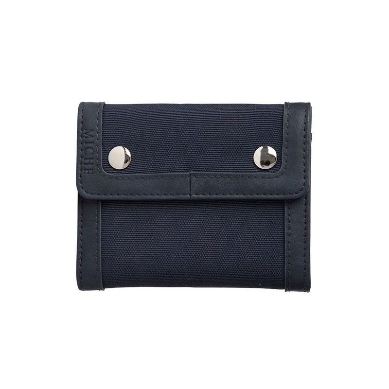 Miche Men's Navy Canvas Wallet available at MyStylePurses.com