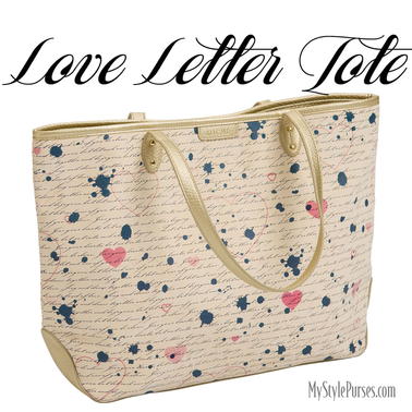 Miche Love Letter Tote available at MyStylePurses.com