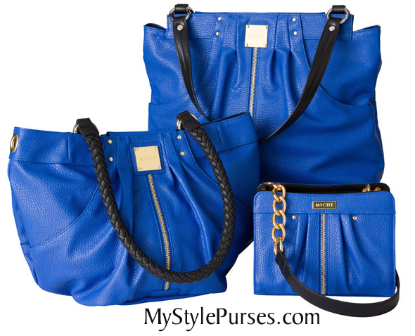 Miche Cobalt Blue Purses: Reni Petite, Serenity Demi & Niya Prima Shells from MyStylePurses.com