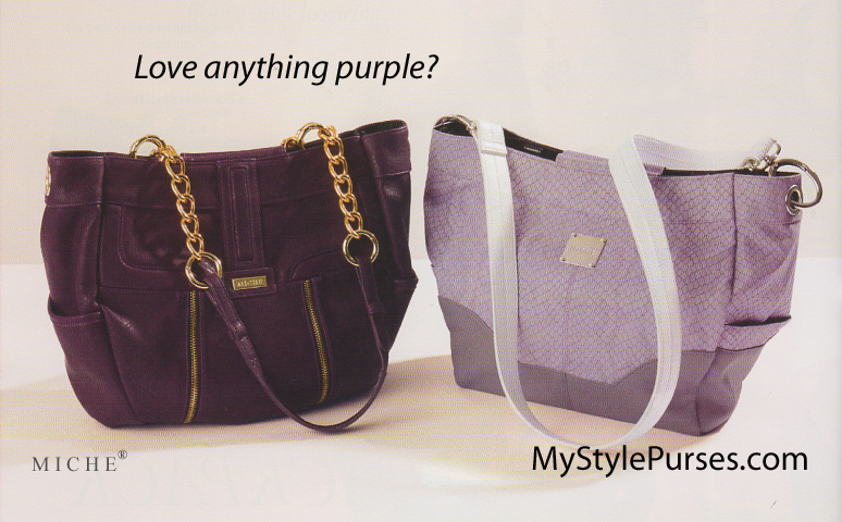 Miche Miche Shelly Lilac Shells and the Annistyn Purple Shells | Shop MyStylePurses.com