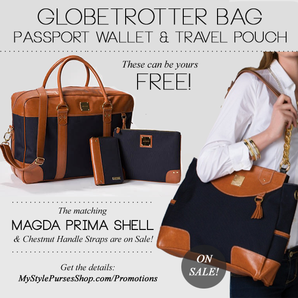 Magda Prima Shell matches the Globetrotter Bag and Accessories | Shop MyStylePurses.com